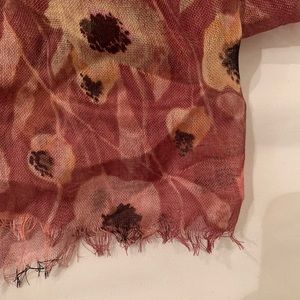Talbots Floral Scarf NWT